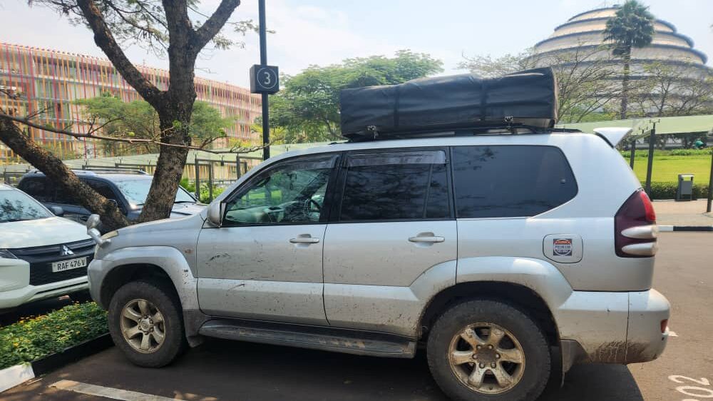 Book a Land Cruiser with rooftop tent in Rwanda for self-drive camping safaris, cross-border road trips, and flexible 4x4 travel from Kigali.